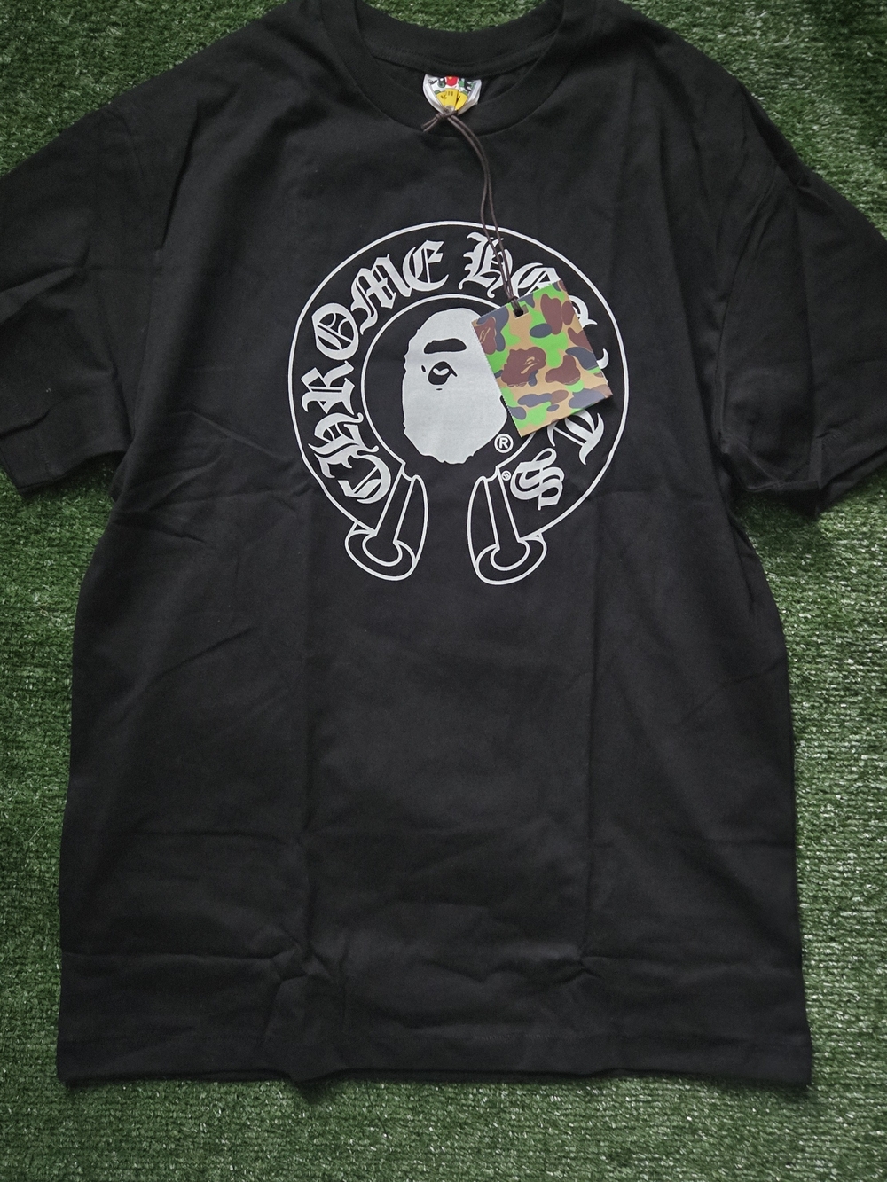 Chrome Hearts Black Logo Crewneck T-Shirt